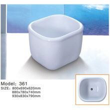 China wholesaler plastic safe mini indoor kids bath tubs